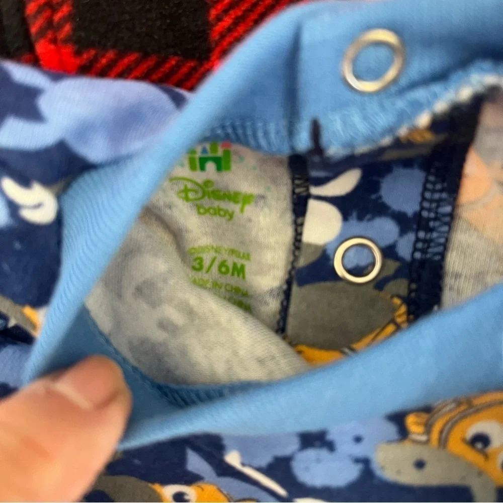 Gerber Disney Carter's Baby One Piece Footies Sizes 3-6 Months